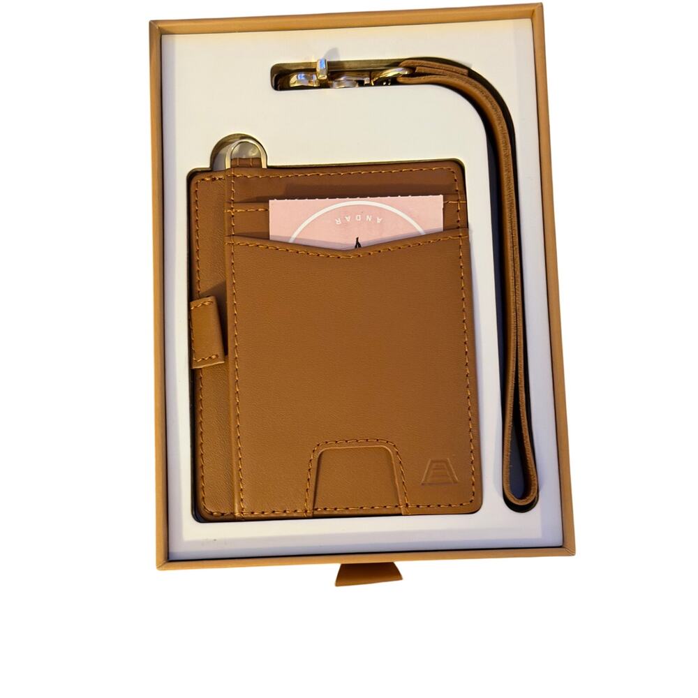 ANDAR x DarylAnn Denner Slim Card Holder Wallet Brown
